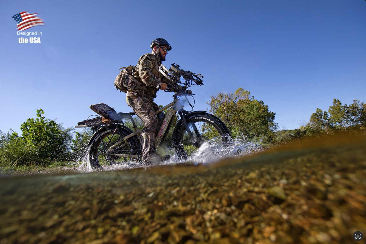 The battery capacity deteriorates rapidly with electric hunting bike